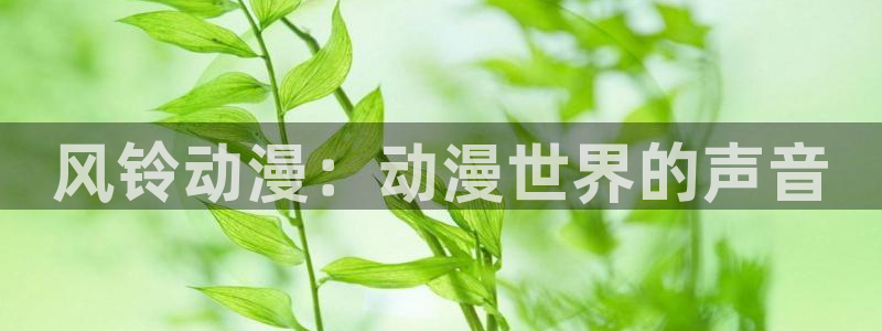 58动漫网的网站：风铃动漫：动漫世界的声音